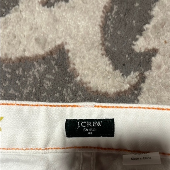 J crew White Cropped capri Jeans with Textured Denim size 29 - Picture 3 of 5